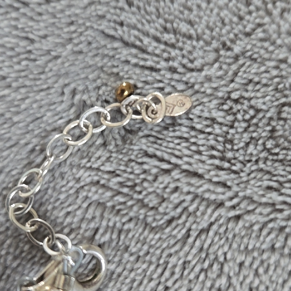 Silpada Abalone Shell And Bronze Glass Beads Neck… - image 3